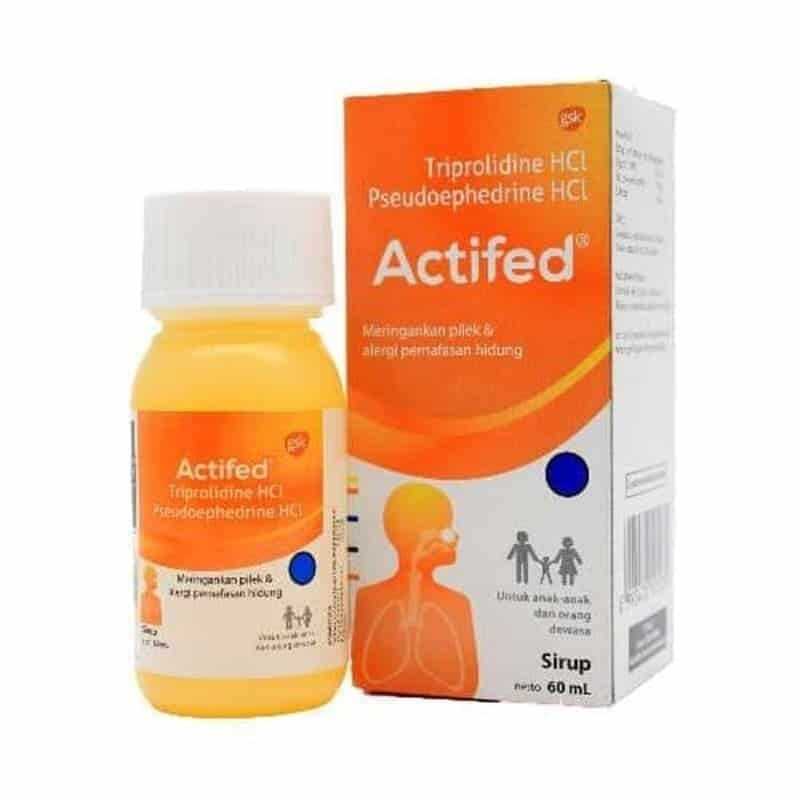 Actifed Syrup Kuning 60ml ☑️ Apotek Neofarma